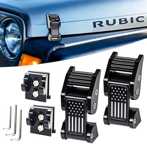 Buling Tj Hood Latches Improved Design Aluminum Hood Catch Latch ...