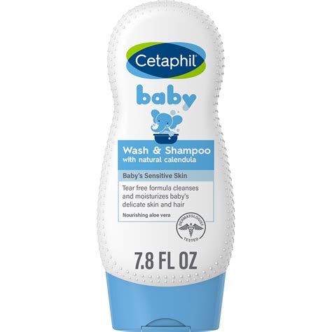 Cetaphil Baby Wash & Shampoo with Organic Calendula, Tear Free ...