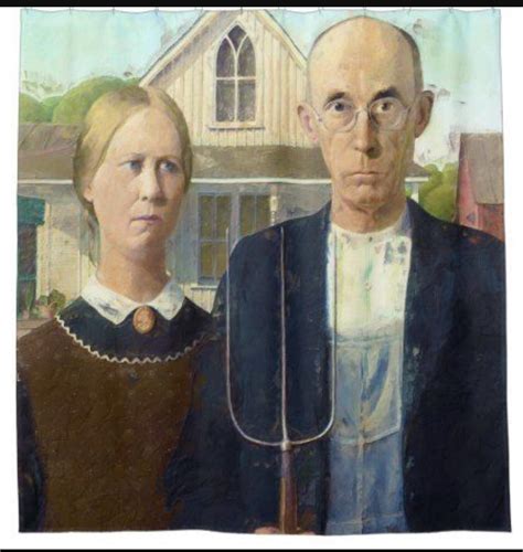 Famous Art Couple With Pitchfork at Jack Radcliffe blog