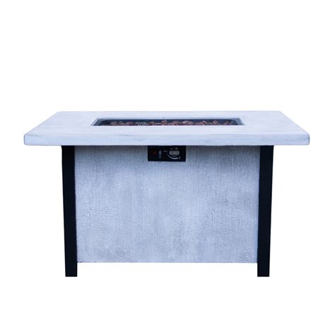 Latitude Run® 44" W X 25" H Outdoor Patio Fireplace, 50,000 ...