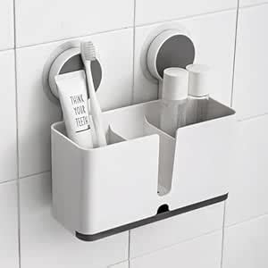 QXORE ABS Plastic Tooth Brush Holder for Bathroom | Toothbrush Holder ...