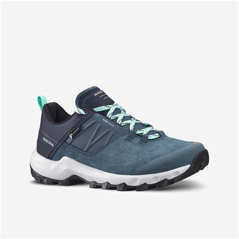 Women’s Waterproof Mountain Walking Shoes - MH500 Blue