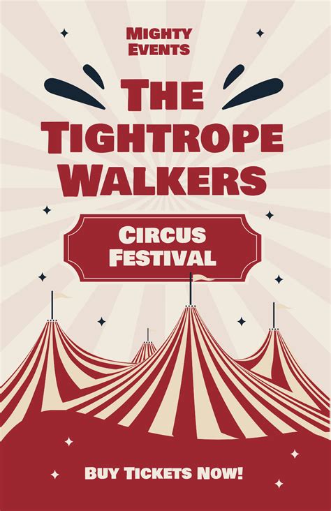 Free Circus Poster Templates, Editable and Printable