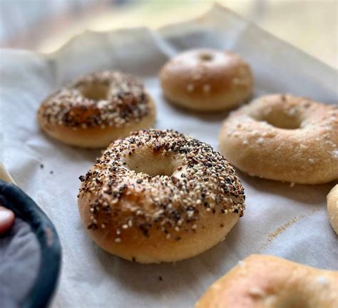 Easy Homemade Sourdough Bagels - Amy Bakes Bread