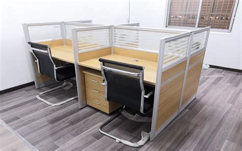 办公家具单人办公桌椅组合员工位简约现代教师办公室电脑桌带挡板-阿里巴巴