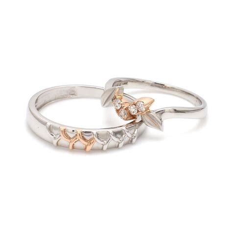 Jewelove™ Rings Ready to Ship - Ring Sizes 11, 19 Platinum & Rose Gold ...