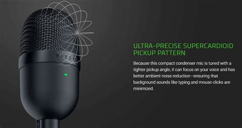 Buy Razer Seiren Mini Ultra-Compact Streaming Microphone, Black at ...