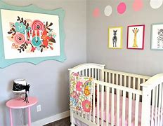 Image result for Baby Girl Nursery Art