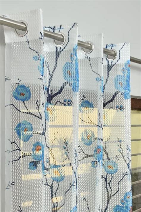 Buy Tishan Decor Creations- 1 Piece Polyester Fancy Sheer - Printed Net ...