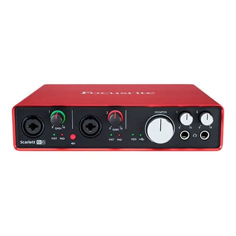 Buy Focusrite Scarlett 6i6 USB Audio Interface 2nd Gen Online | Bajaao ...
