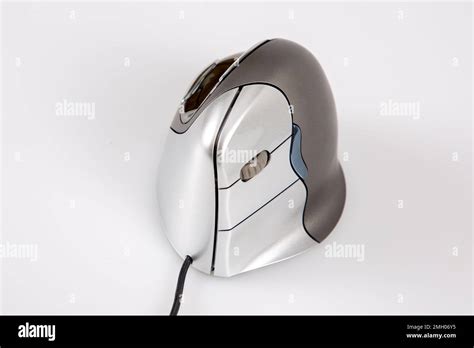 vertical ergonomic modern computer mouse-joystick computer mouse Stock Photo - Alamy