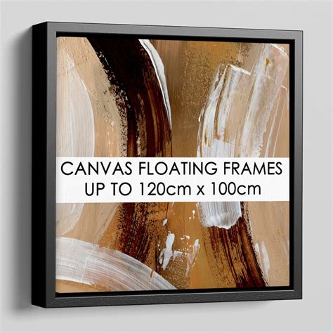 Large Canvas Floating Frames 40mm Deep | Floater Frames for Canvas ...