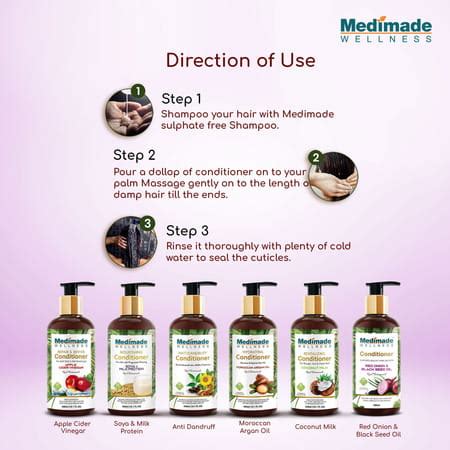 Buy MEDIMADE RED ONION AND BLACK SEED HAIR CONDITIONER - 300 ML Online ...