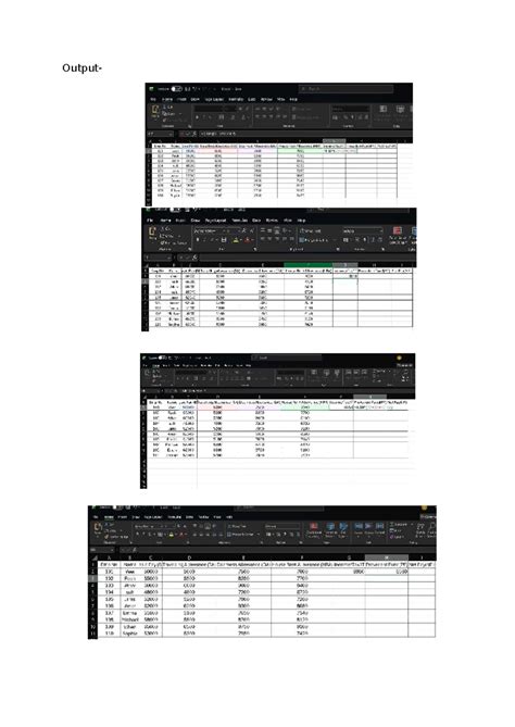 Excel Employee Salary Breakdown (BI) - AutoSave Off - Studocu