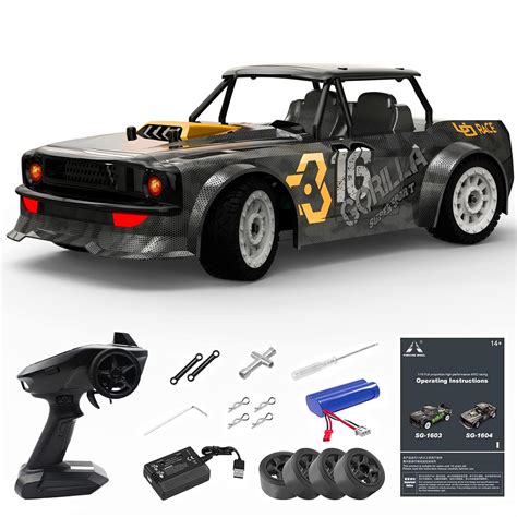 Hitish Remote Control Car, 1/16 Scale 30KM/H High Speed Fast RC Drift ...