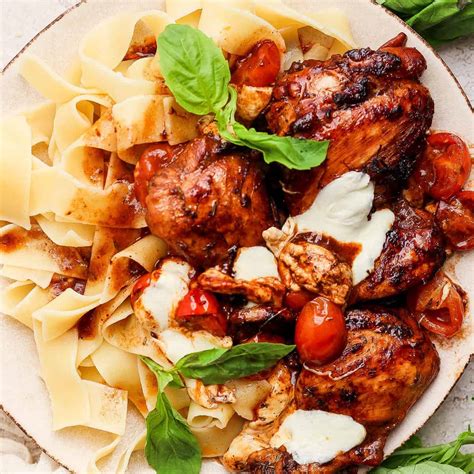 Balsamic Chicken Thighs - Fit Foodie Finds