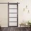 RELIABILT 78-3/4-in Smooth Burnished Bronze Interior Barn Door Kit in ...