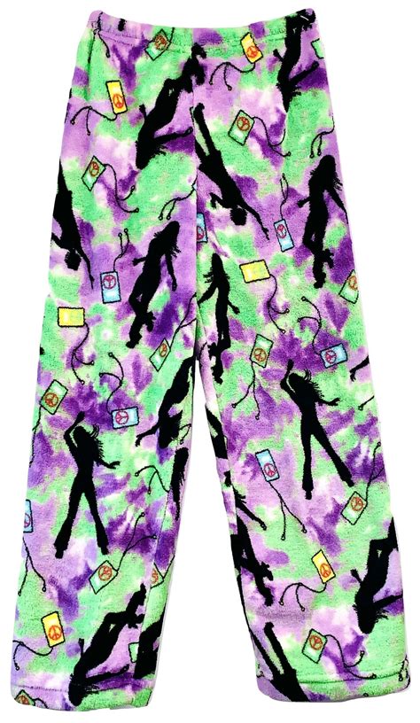 Purple & Green Dancing Girls Pajama Pants - Made with Love and Kisses