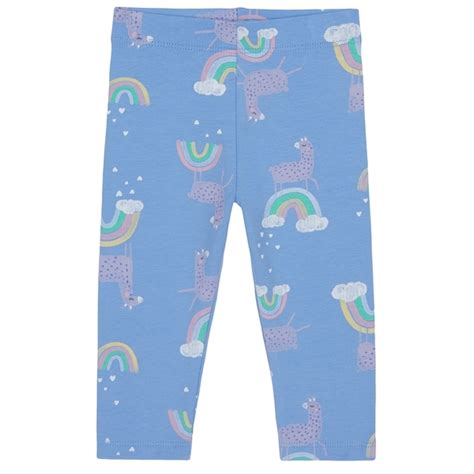 Buy Girls Leggings Printed - Blue Online at Best Price | Mothercare India