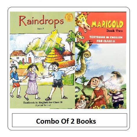 Ncert Textbook For Class - 2 | Marigold & Rain Drops ( Combo Of 2 Book ...