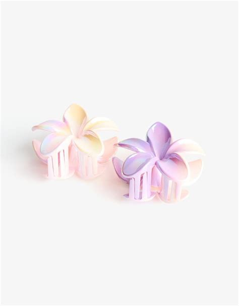 2-pack of flower hair clips - BSK Teen | Bershka