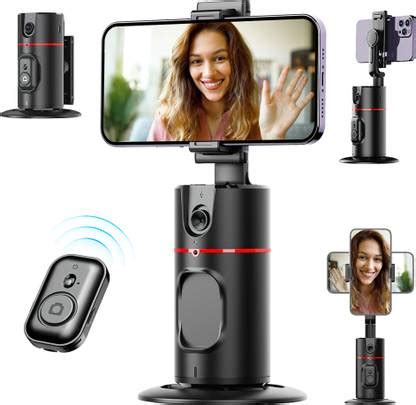 Kidoca Auto Face Tracking Tripod, 360° Rotation Auto Tracking Phone ...