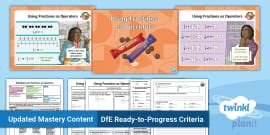 👉 Y5 Multiply Mixed Numbers by Integers PlanIt Maths Lesson 4