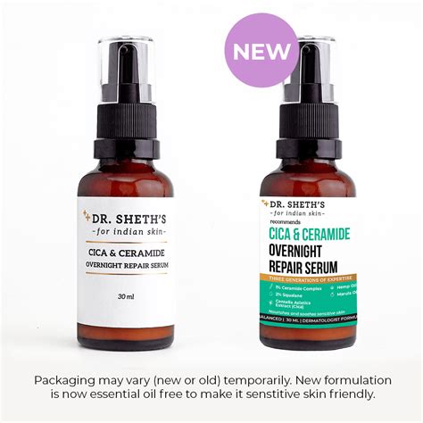 Cica & Ceramide Overnight Repair Serum - 30ml - Dr Sheth's