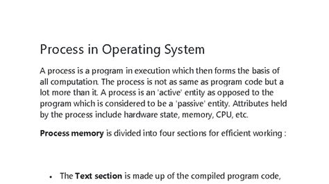 Notes-B - 2026 - Process in Operating System A process is a program in ...