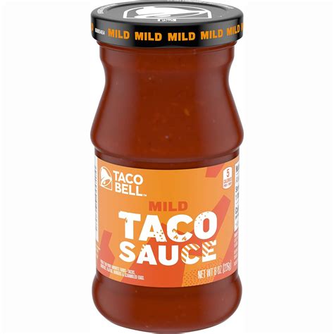 Amazon.com : Taco Bell Mild Taco Sauce (8 oz Bottle) : Grocery ...