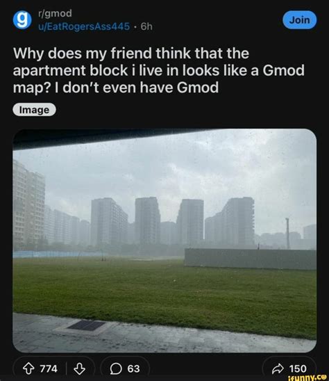 On Why does my friend think that the apartment block i live in looks ...
