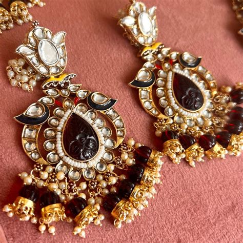 Buy Meenakari Earrings Online In India - Etsy India