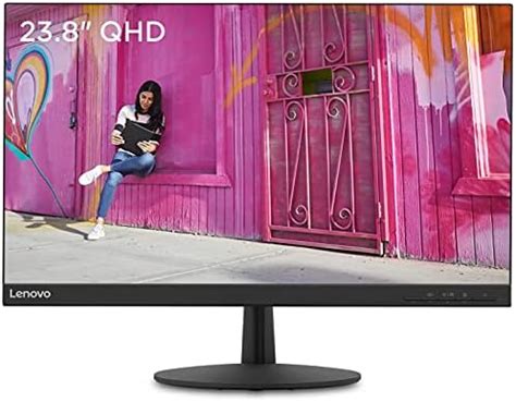 Lenovo 23.8" QHD Near Edgeless Monitor, IPS Panel, 16:9 Aspect Ratio ...