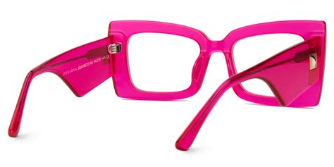 Mitia Neon Pink Eyeglasses and Designer Gasses Frames