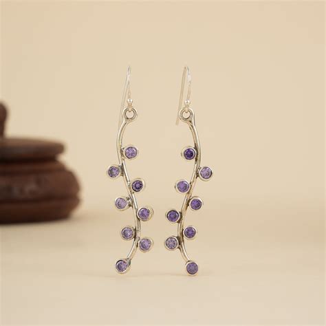 Zircon Wave Silver Drop Earrings | Elegant 925 Sterling Silver Earrings ...