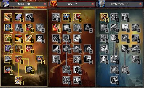 Wow of Warcraft Talents and Glyphs : PVE DPS ARMS WARRIOR TALENT GUIDE ...