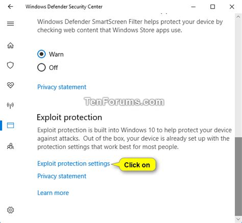 Image result for Exploit Protection Settings