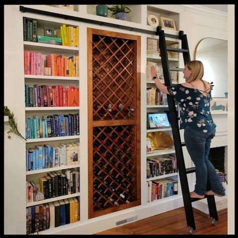 Image result for Rolling Library Ladder How to Build