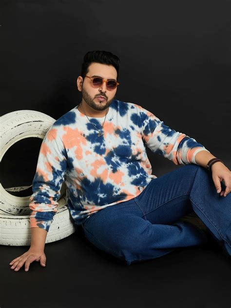 Men Plus Size Washington Printed Round Neck T-shirt – bigbanana