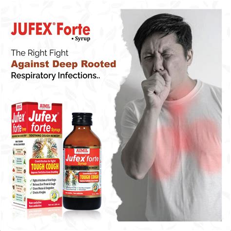 Buy AIMIL Jufex Forte Syrup Relieves Cough, Sore Throat, Congestion ...