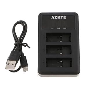 Buy BNF 3 Channel Battery Charger Cradle for Gopro Hero 5 6 7 Black ...