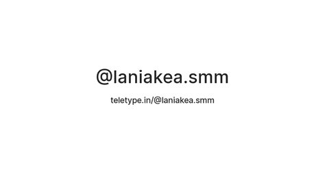 @laniakea.smm — Teletype