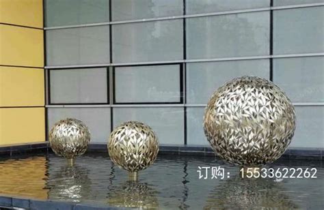不锈钢镂空镜面雕塑园林摆件金属圆球雕塑摆设田园创意金属天鹅-阿里巴巴