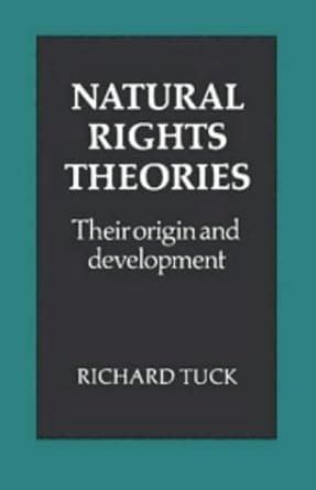 Buy Natural Rights Theories: Their Origin and Development Book Online ...