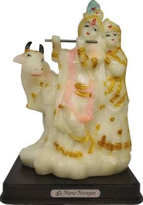 Zordik Radium glow in dark 7 inches Radha Krishna Idol statue for car ...