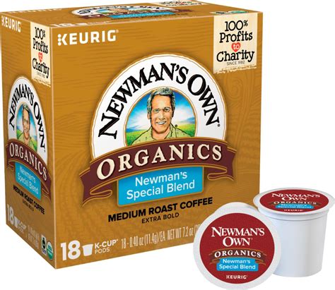 Customer Reviews: Newman's Own Special Blend Coffee K-Cup Pods (18-Pack ...