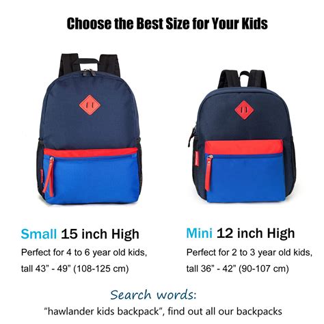 HawLander Preschool Kids Backpack, 12 inch Toddler Backpacks for Boys ...