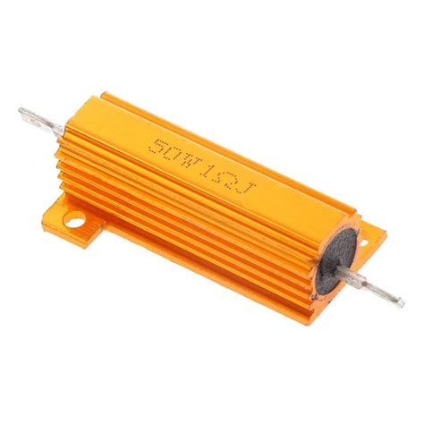 AISIBO Heatsink Aluminum Resistor 50W 10 Ohm Heatsink Resistor Chassis ...