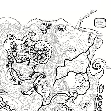 [BOTW] Minimalist style map of Hyrule I made :) : r/zelda