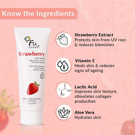 Buy FIXDERMA STRAWBERRY FACE WASH WITH VITAMIN E & STRAWBERRY EXTRACT ...